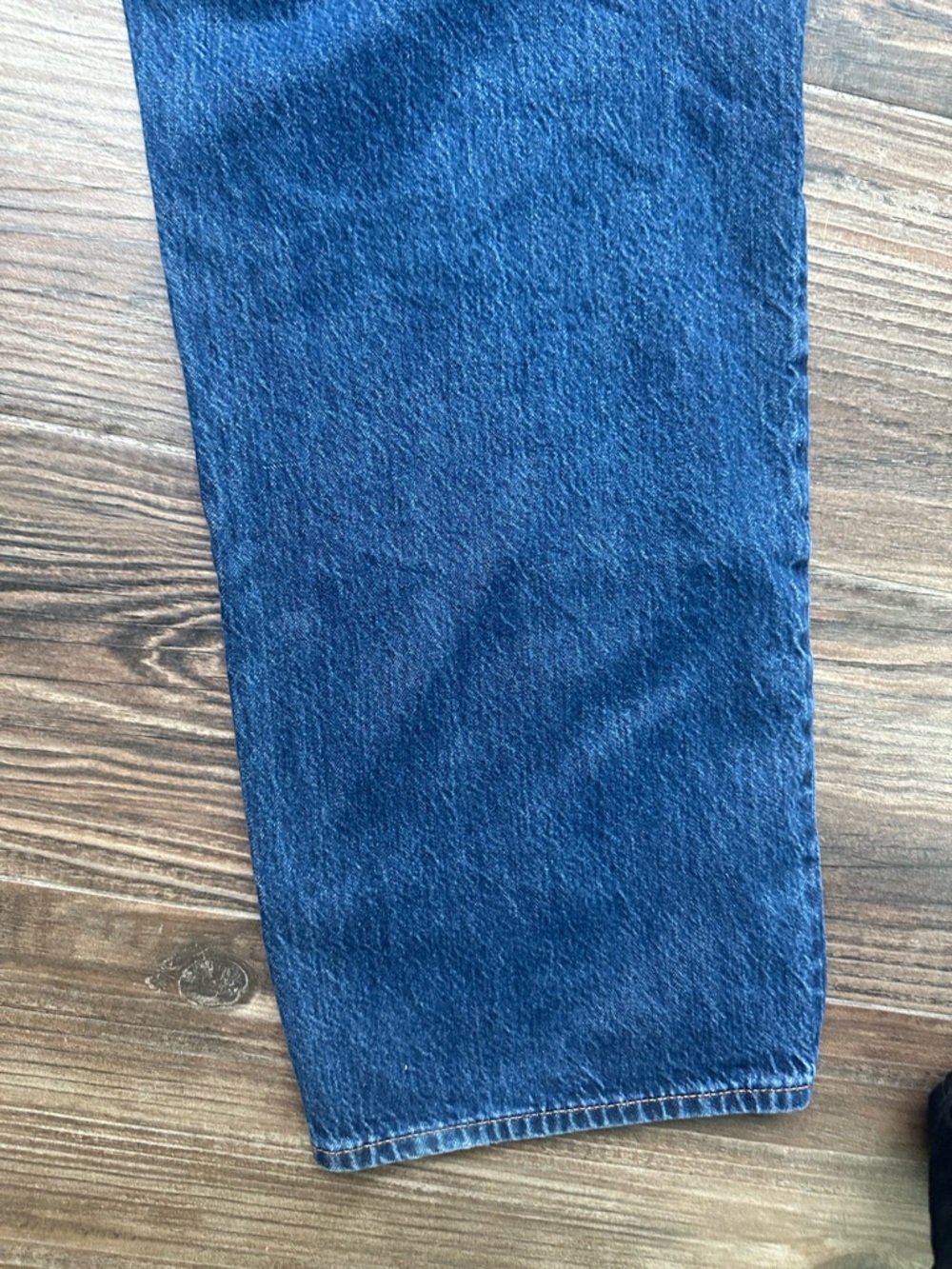 Abercrombie & Fitch Straight Leg Jeans  Loose High Rise Classic Blue curve love - Picture 4 of 12